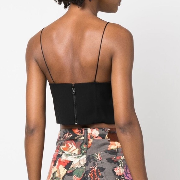 Alice & Olivia Silk Crop Tank - Picture 3 of 6